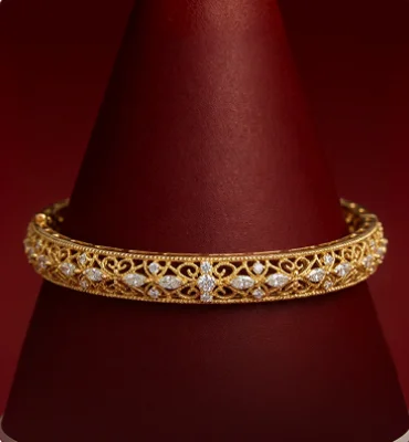 Diamond Studded Bangle